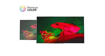 Technologie Premium Color přináší úžasné vylepšení barev